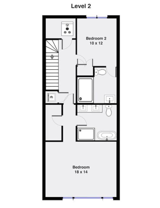 Stunning Duplex Condo #1 - Downtown River North Chicago Eksteriør billede