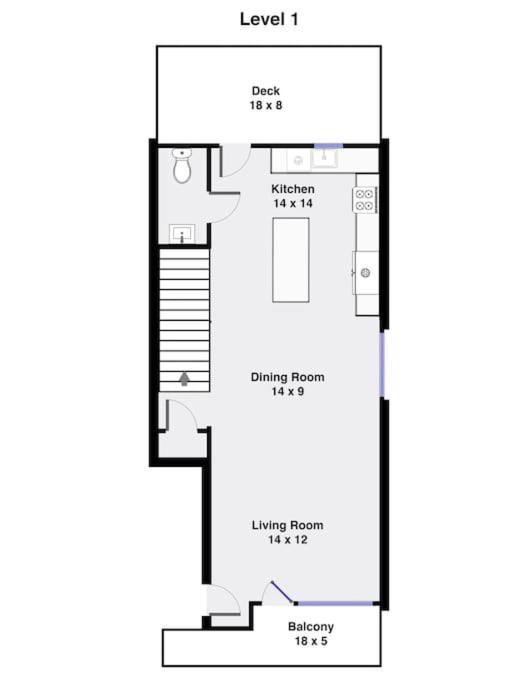 Stunning Duplex Condo #1 - Downtown River North Chicago Eksteriør billede